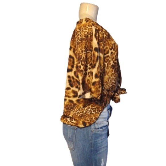 Leopard Crop Top L - Picture 7 of 7